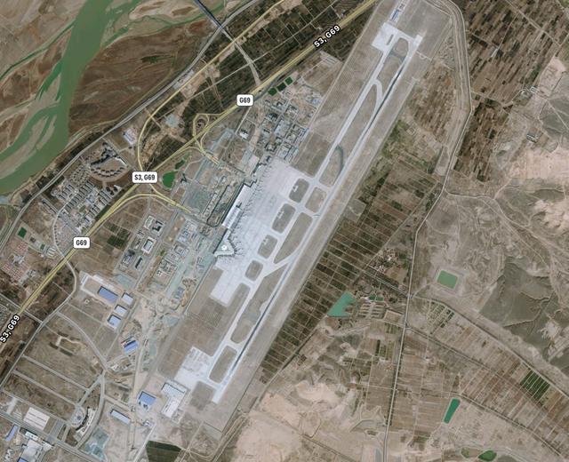 银川机场平面图图片